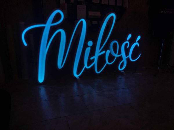 Napis Miłość XXL